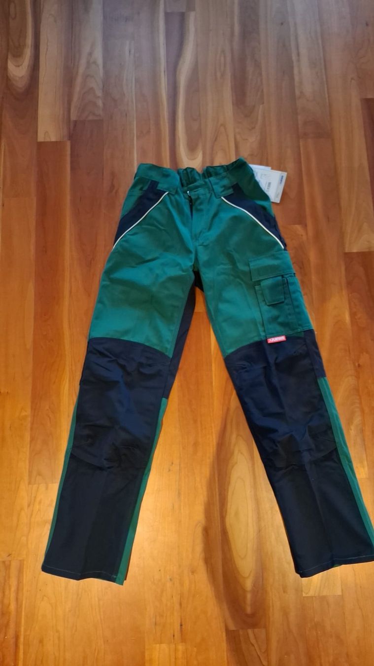 Pantaloni: Arbeitshose Gr. 58 Grün/Blau – Nuovo e nell'imballaggio originale da Gipf-Oberfrick venduto da posuine
