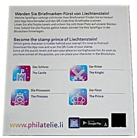 Tutti i francobolli: Lichtenstein, Crypto Stamp Blockchain 4.0, "DER RITTER" ** – Nuovo (secondo la descrizione) da St. Moritz venduto da Guenteratch 1