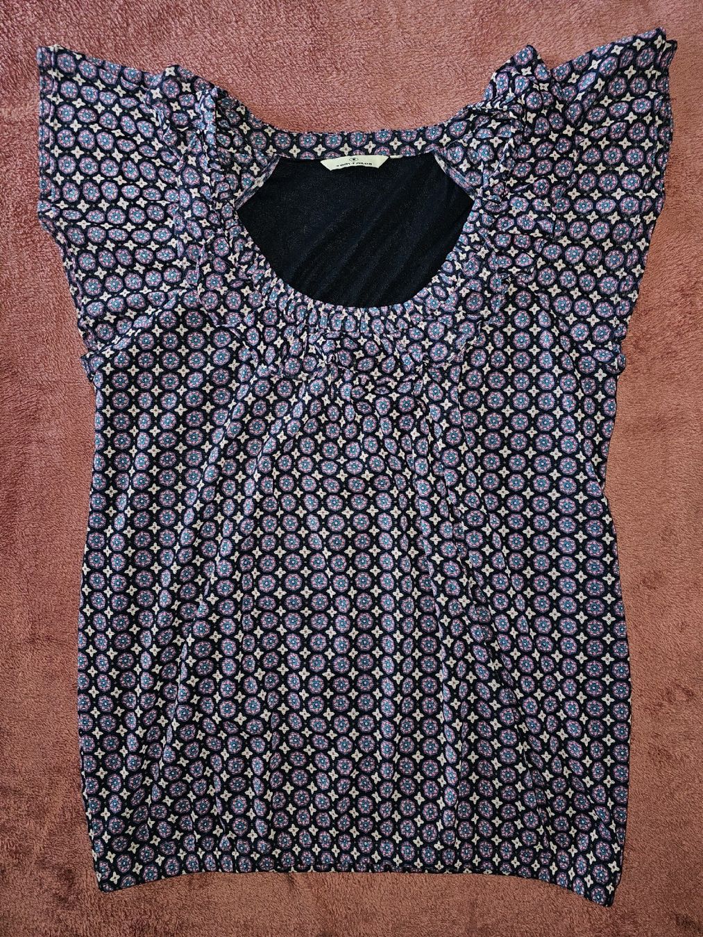 Tom Tailor Tops: Top, dunkelblau-pink, Tom Tailor, XL, NEU – Neu (gemäss Beschreibung) aus Heiden von Taronia 1