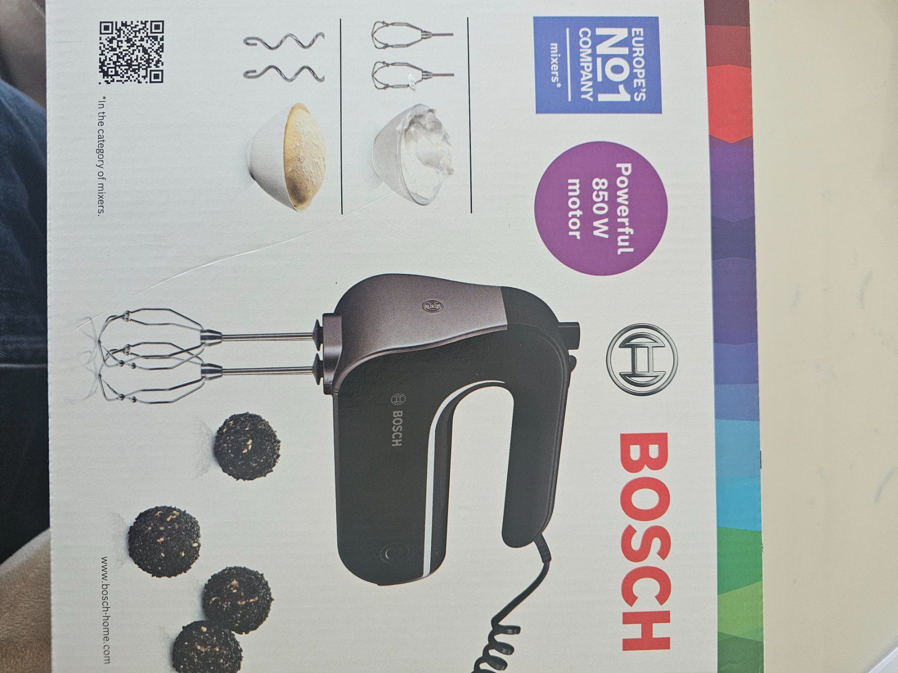 Bosch Elettrodomestici da cucina: Bosch Handmixer, 850W Motor – Nuovo e nell'imballaggio originale da Altstätten SG venduto da qai_gwh5 1