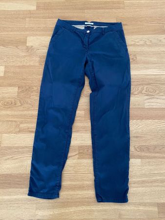 Christian Berg Damenhose, Gr. 40, dunkelblau