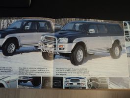 Prospekt Mitsubishi L200 Blue Magnum 1999 Sondermodell