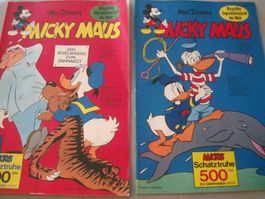 2 Micky Maus - Heft 42 /45 - 1969