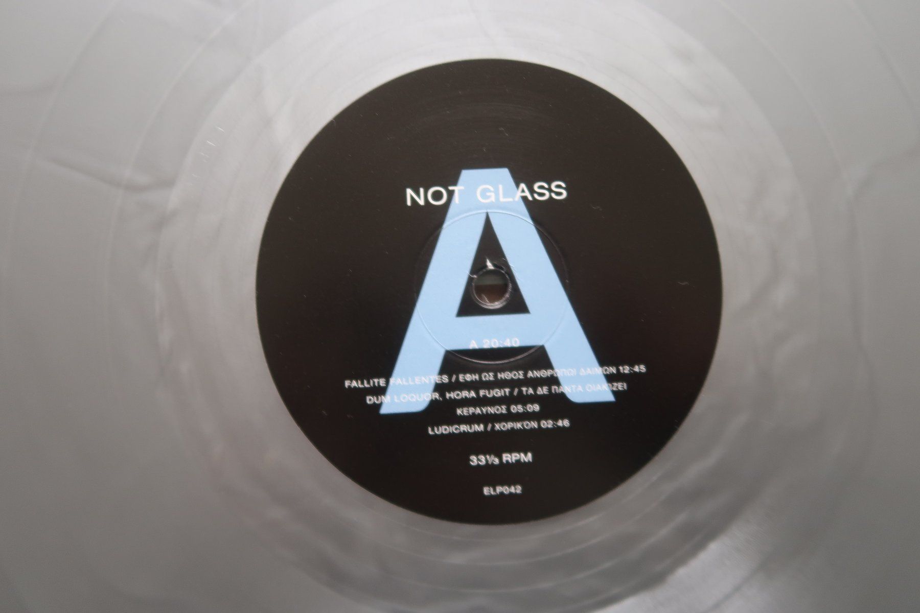 Dischi in vinile: NOT GLASS - FORMA - GRAUES VINYL LP – Usato da Basel venduto da Patiscat 2