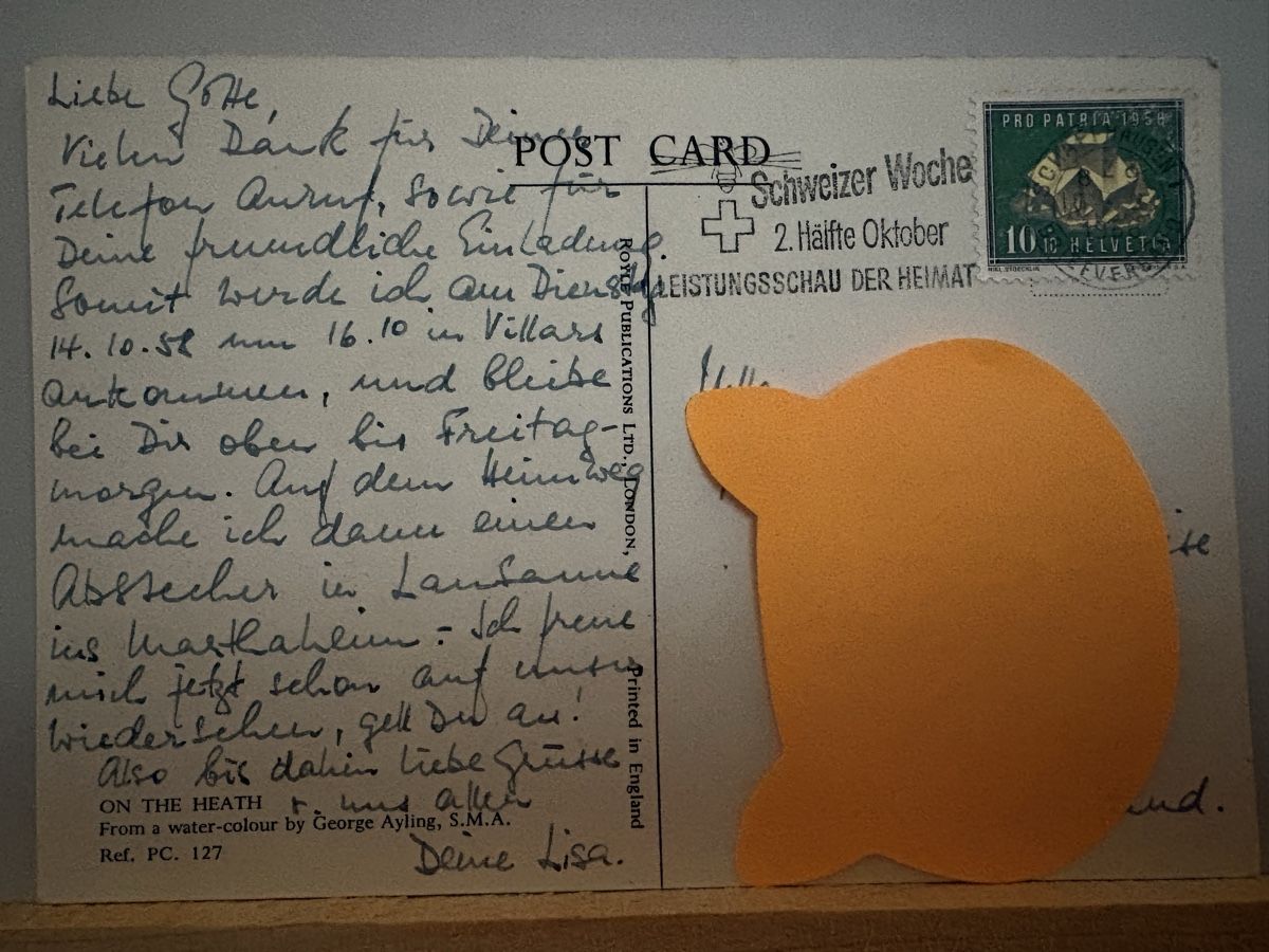 Cartoline postali: AK mit Kunst von Georg Ayling – Usato da Rümlang venduto da Kartenpost1 1