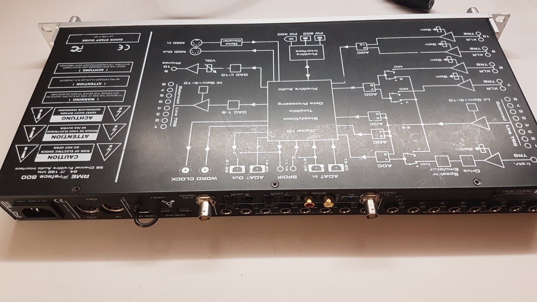 RME Attrezzatura per studi di registrazione: RME fireface 800 Audio-Interface/Soundkarte – Usato da Frauenfeld venduto da Tozz 3
