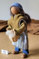 Schwarzenberger Krippenfiguren Kind/Meitli 15cm N10