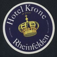 Kofferaufkleber Rheinfelden, Das Hotel K