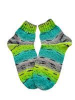 Kurzrohrsocken, Sneakersocken, handgestrickt, Grösse 42/43