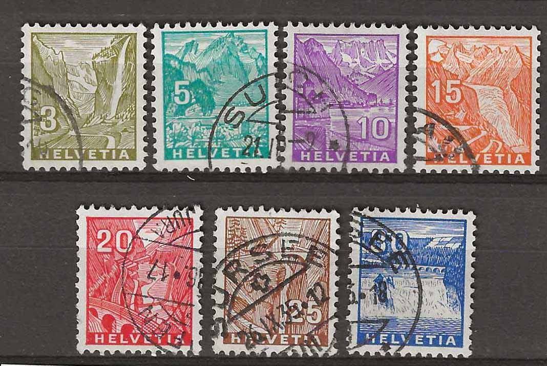 Tutti i francobolli: CH194 - Paysages 1934 obl. – Usato da Trélex venduto da Phil_Albert