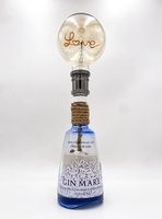 Lampada Eco-Friendly in Bottiglie di Gin Mare love
