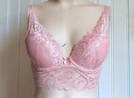 Lascana * Push-up-BH mit schöner Spitze in Altrosa  75 C