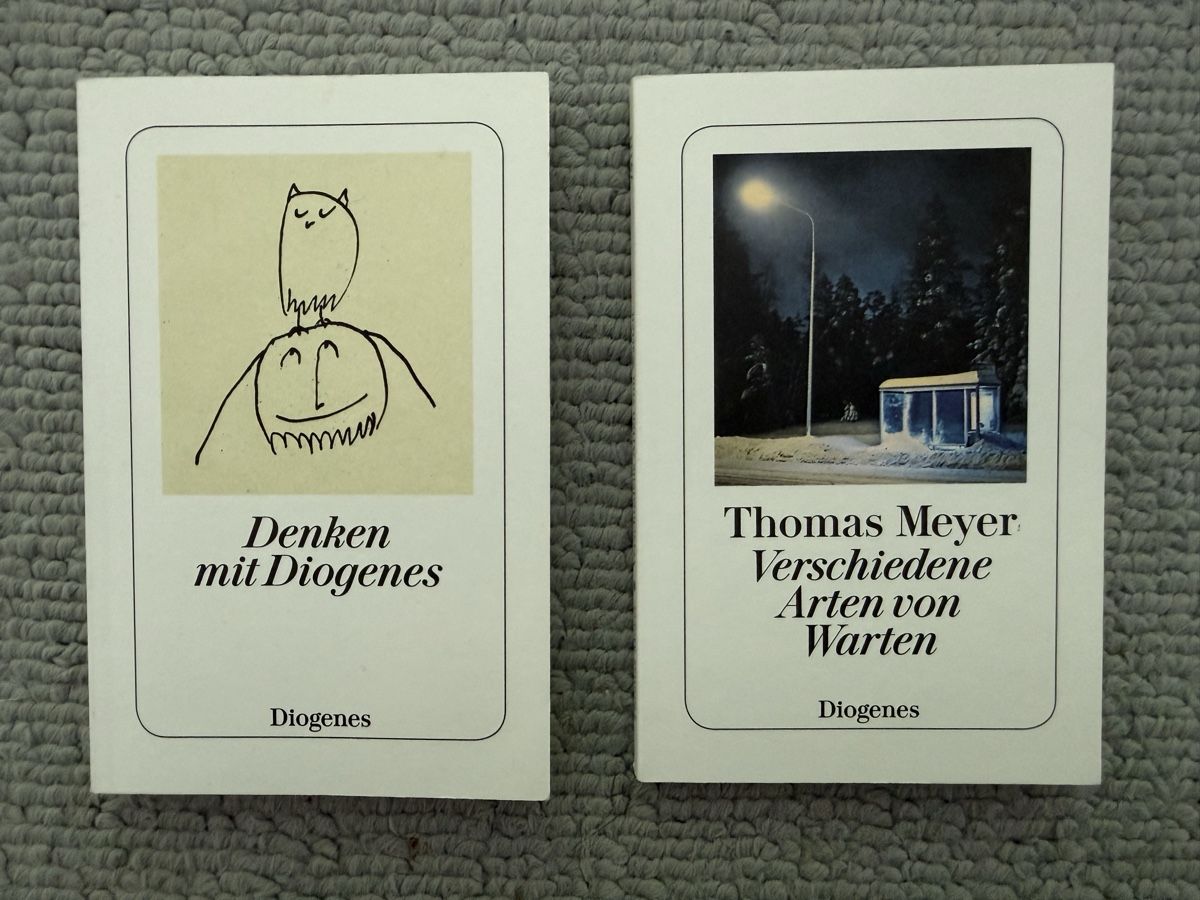 Bücher: //Diogenes: Denken mit Diogenes & Warten, 2 Bücher// – Gebraucht aus Birmenstorf AG von Pat_roll