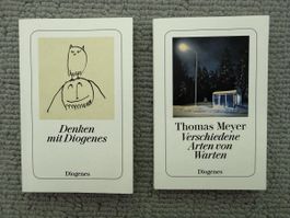 //Diogenes: Denken mit Diogenes & Warten, 2 Bücher// 