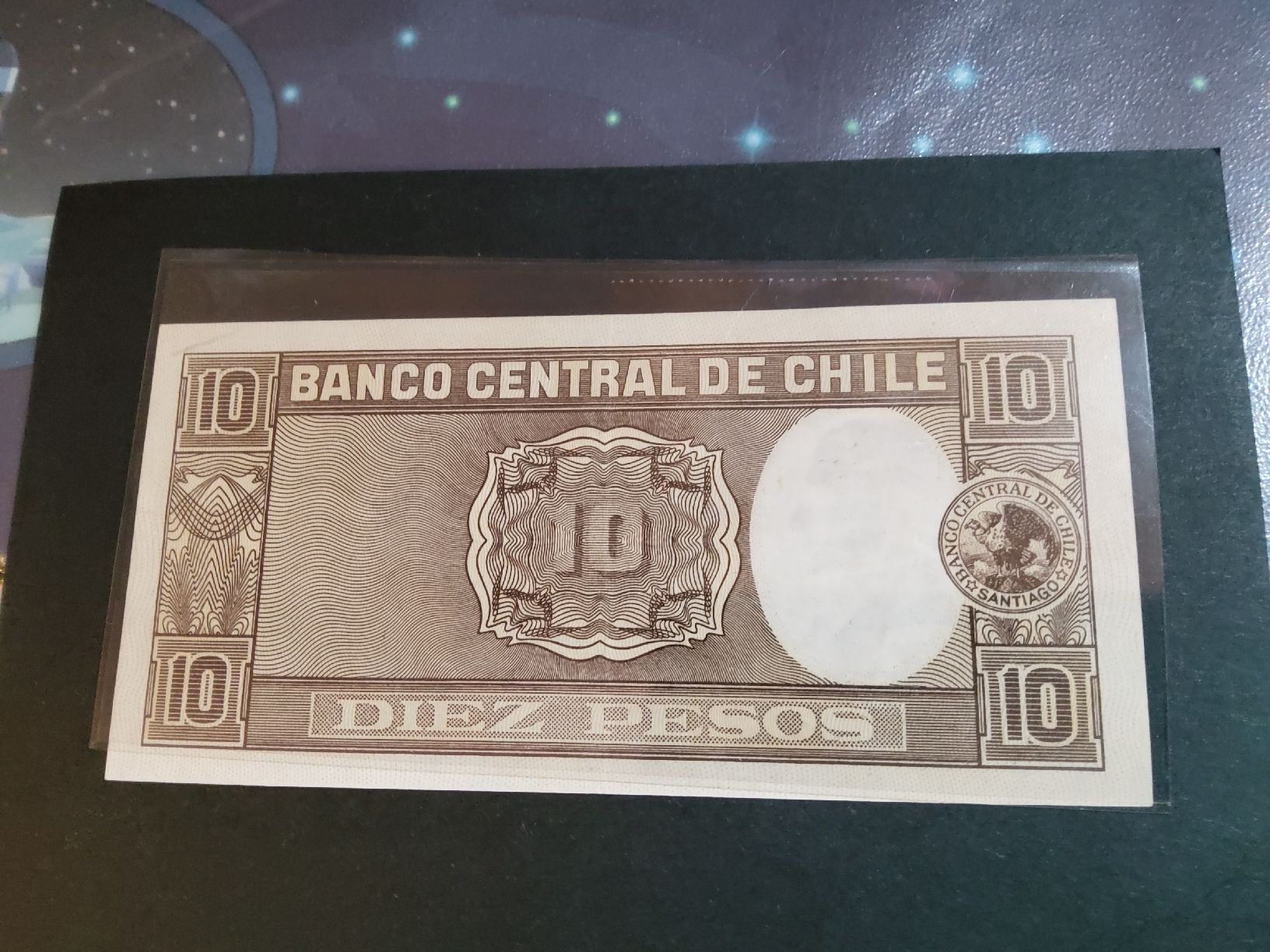 Banconote: Alte 10 Pesos Note Chile, Banco Central de Chile – Nuovo e nell'imballaggio originale da Herisau venduto da Nluanalucas 1