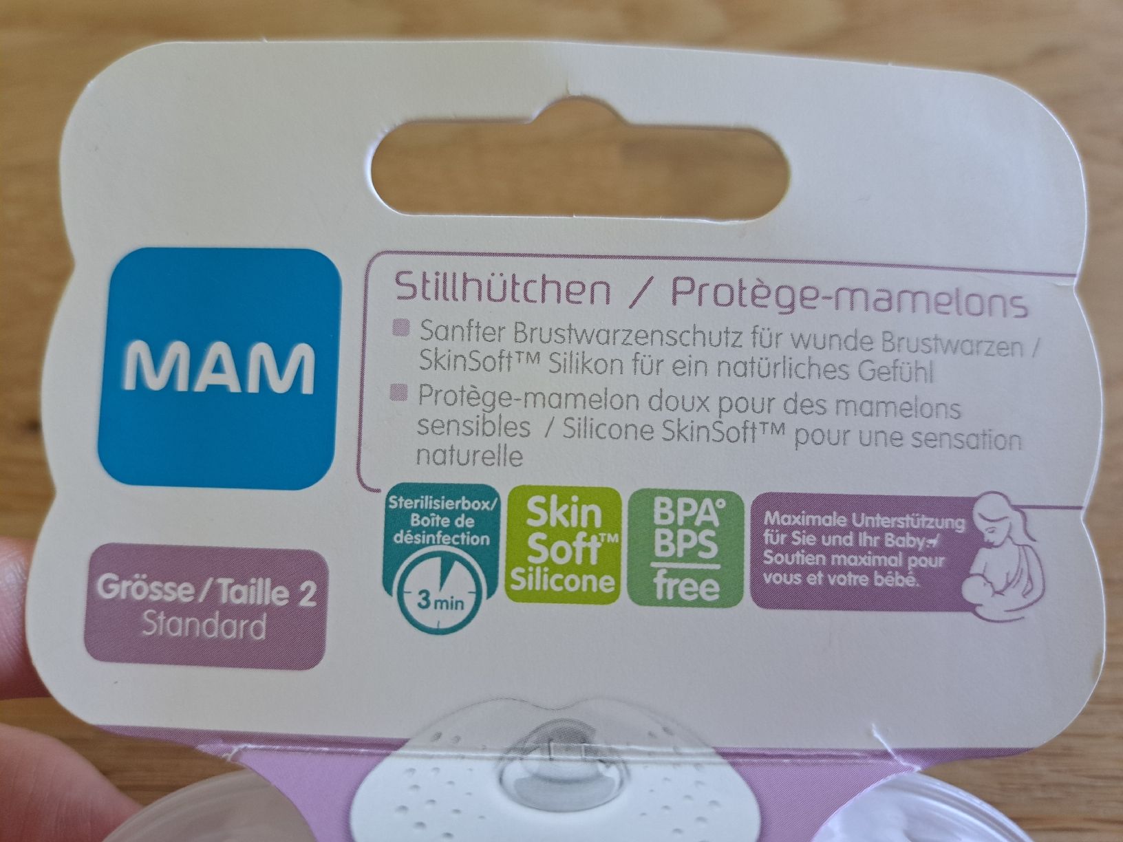 Mam Accessori per l’allattamento: Neu 1 Stillhütchen Gr. 2 Mam – Nuovo e nell'imballaggio originale da Bergdietikon venduto da Staphylococcus 1