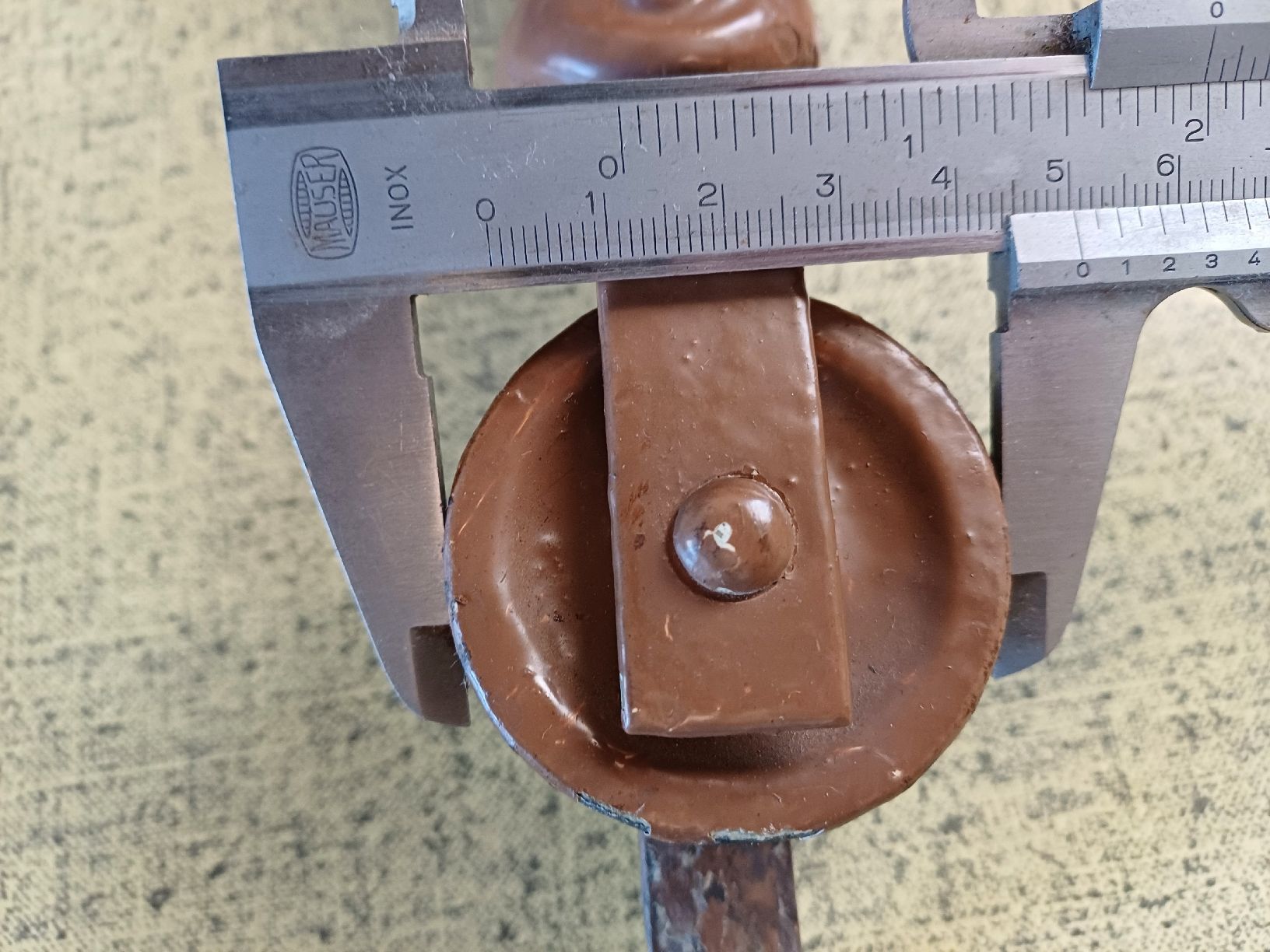 Ferramenta: 2 Antike Vorhanggewichte aus gusseisen – Usato da Ebersecken venduto da Napf08 3