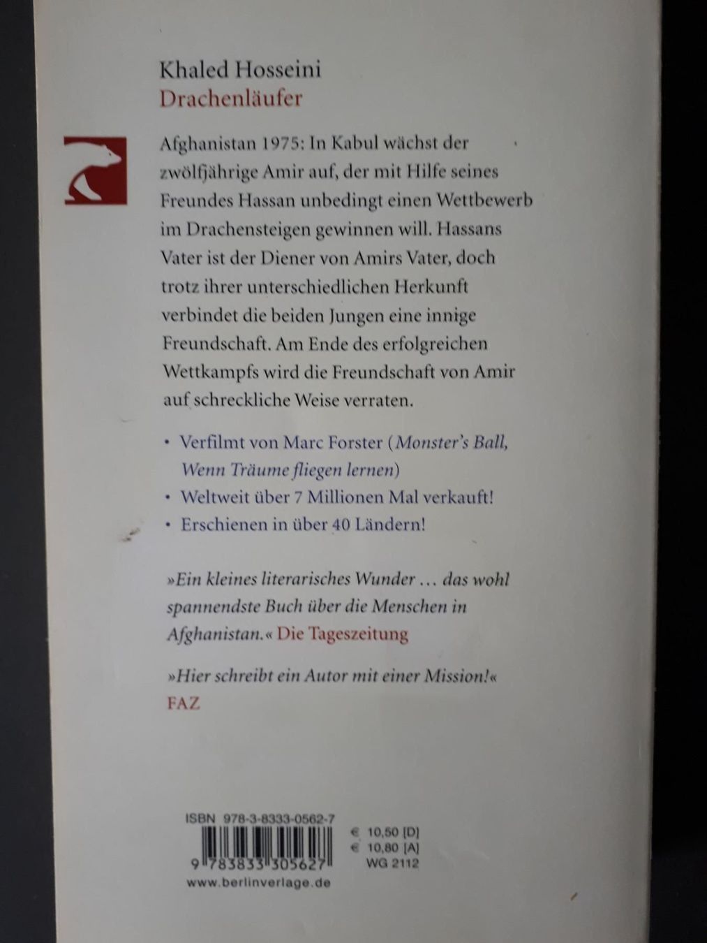 Livres: Khaled Hosseini Drachenläufer – D'occasion à Basel par Alacant 1