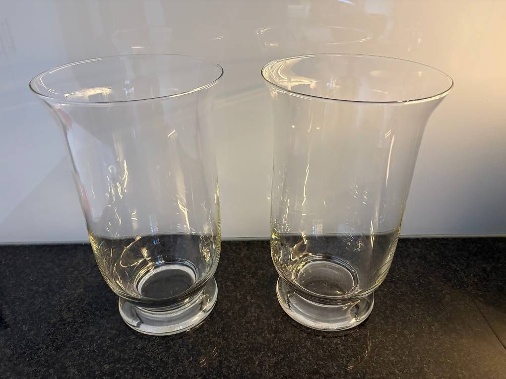 Vasi & Recipienti: 2 schöne Glasvasen 30 CM hoch, durchmesser 20 CM – Usato da Wettswil venduto da Roleste 1