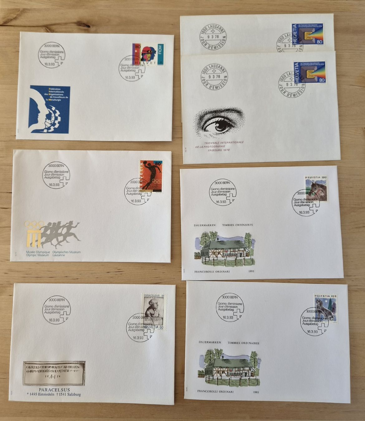 Tous les timbres: Ersttagsbriefe – D'occasion à Erlach par Kjt 8