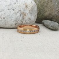 Edelstahl Eternity Ring by Olga Ribler Ringgrösse 57