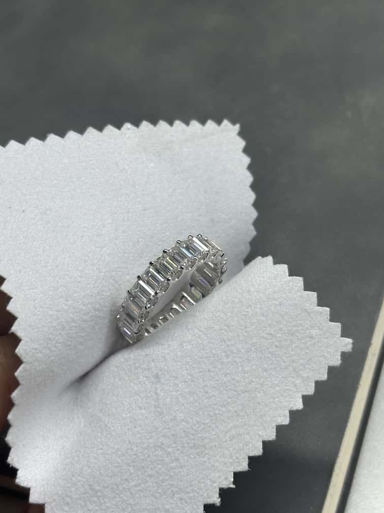 Anelli: Silber Ring mit Moissanit / gegenangebote 👍 – Nuovo (secondo la descrizione) da Zuzwil SG venduto da ParfumDeStraess 2