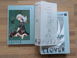 Manga Clover von CLAMP Band 1-4, Japanisch, guter Zustand