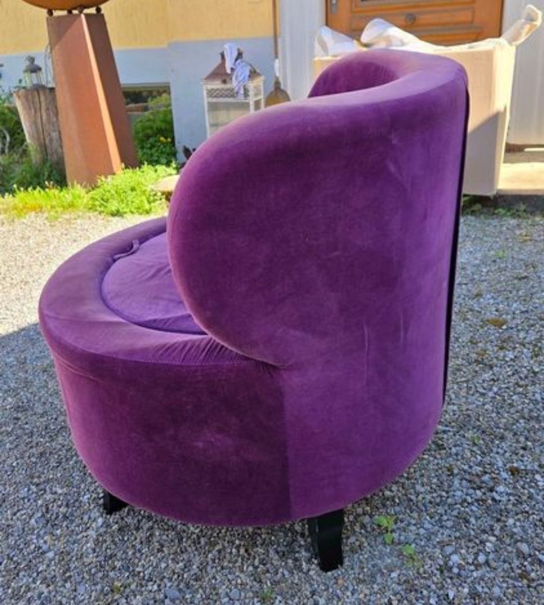Sessel: 2 Sessel lila Samt  – Gebraucht aus Langrickenbach von Eve088 4