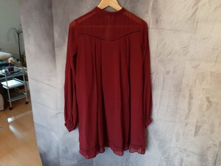 ASOS Kleid in Bordeauxrot – Grösse EU 32 (XS)