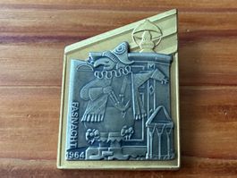 Basler Gold-Fasnachtsplakette 1964
