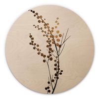 Holzbild Kubistika Ø 70cm (neu, UVP 118.00 Fr.)