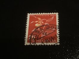 Frauenschuh PJ ZNr. J107- 1943 Vollstempel Arosa