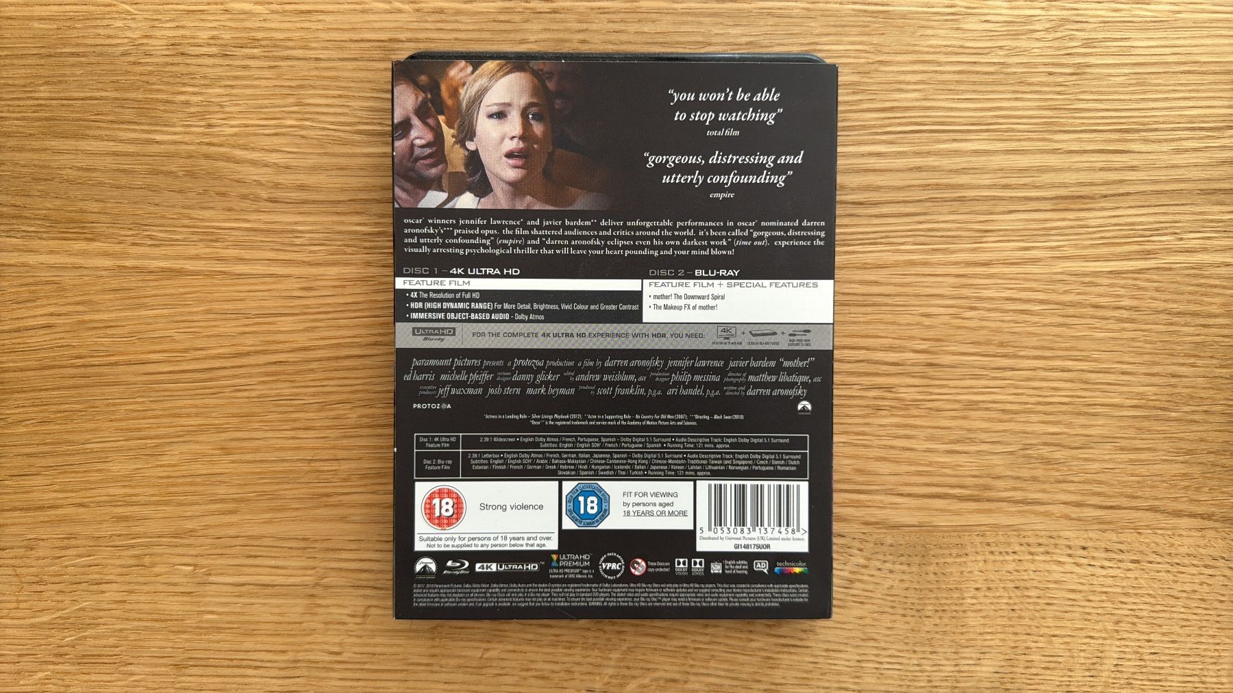 Tutti i DVDs: Mother - 4K UHD Blu-Ray – Usato da Wallisellen venduto da Art_Vendorlay 1