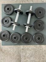 Hantelset mit Gewichten, 2 x 15 kg, ideal für dein Training!