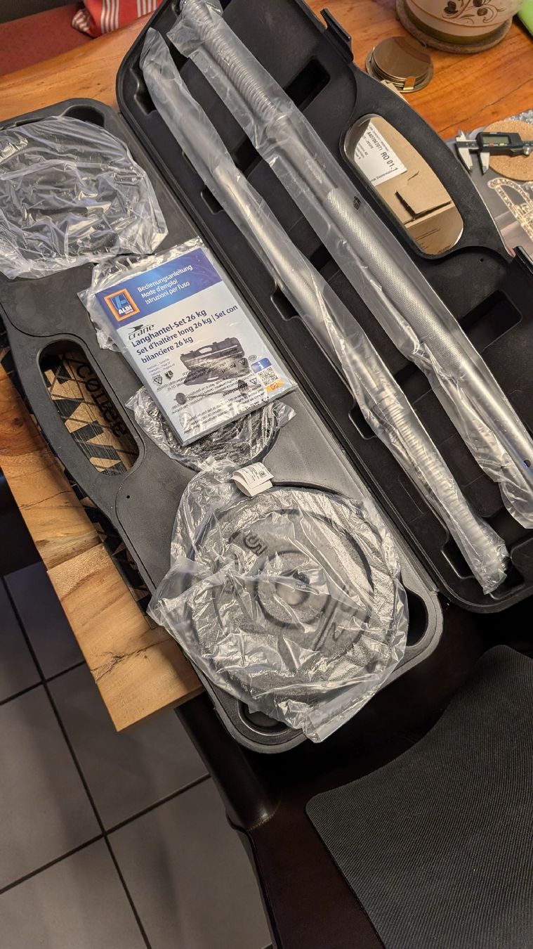 Hanteln & Gewichte: Hantelset – Neu und originalverpackt aus Ruswil von fam-emm 2