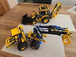 Lego Technik Backhoe Loader 8455 und 8439  Front End Loader