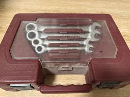 Gabel Schlüssel mit Rätsche 10-19,Rätschen set3.5-32