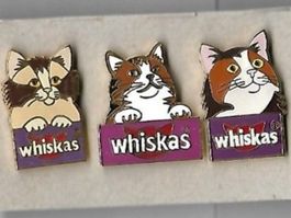 Whiskas, 3  PINS