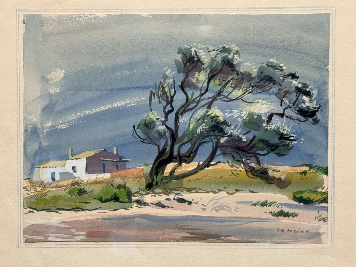 Dipinti: LEMOINE - AQUARELL - LANDSCHAFT – Usato da Solothurn venduto da NUVICO 2