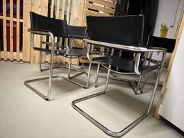 6xFreischwingerstühle Fasem