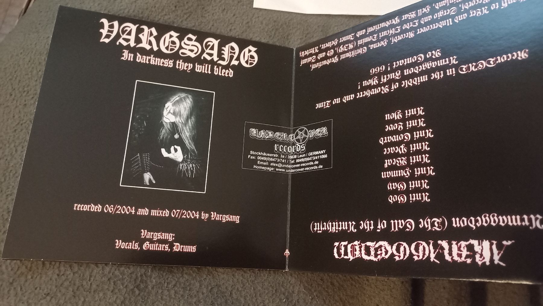 Dischi in vinile: Armageddon/Vargsang 7" EP, Black Metal – Usato da Olten venduto da Donatello1984 5