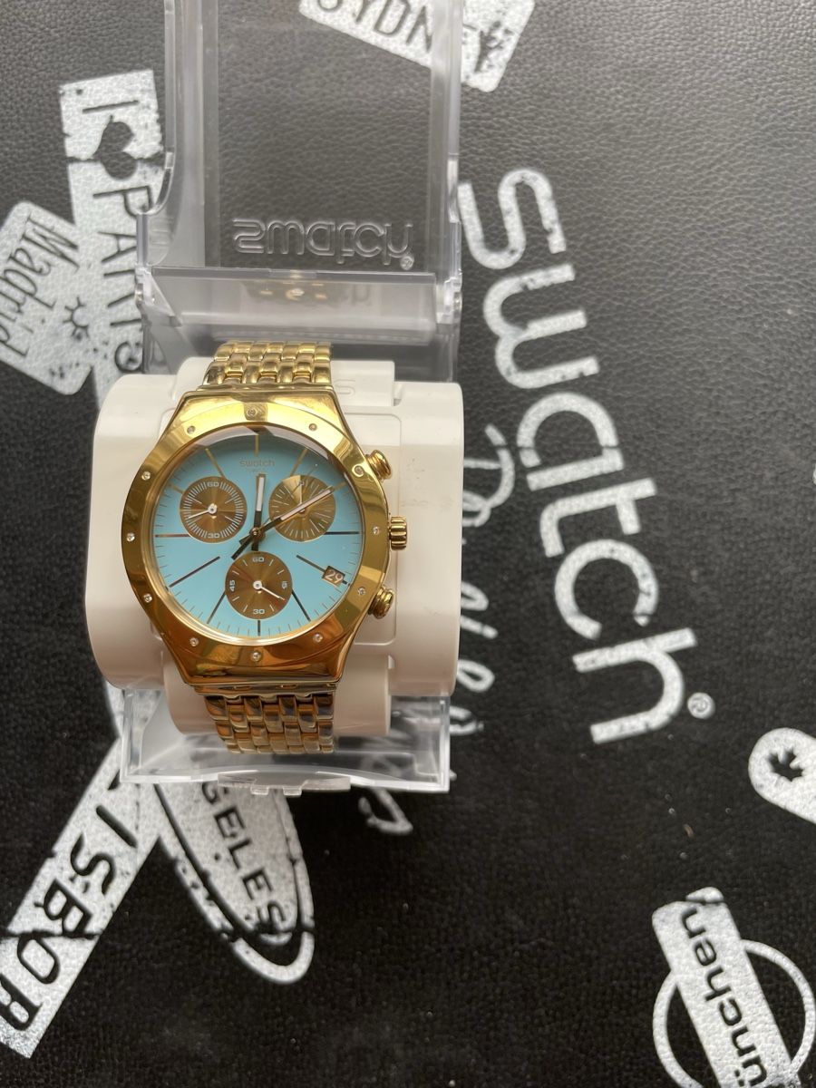 Swatch Orologi: Swatch Uhr Chrono Turchesa YCG413G – Nuovo (secondo la descrizione) da Orpund venduto da Dracaris77