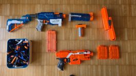 Nerf Waffen Set für Kinder: Retaliator & Stryfe mit Zubehör