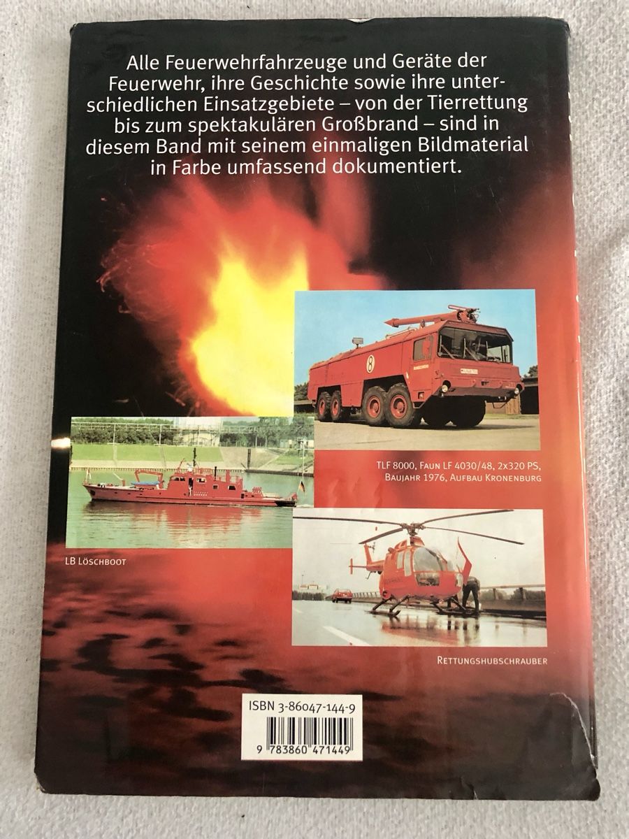 Libri: Feuerwehr in der Geschichte – Usato da Samedan venduto da GPZ1100 1