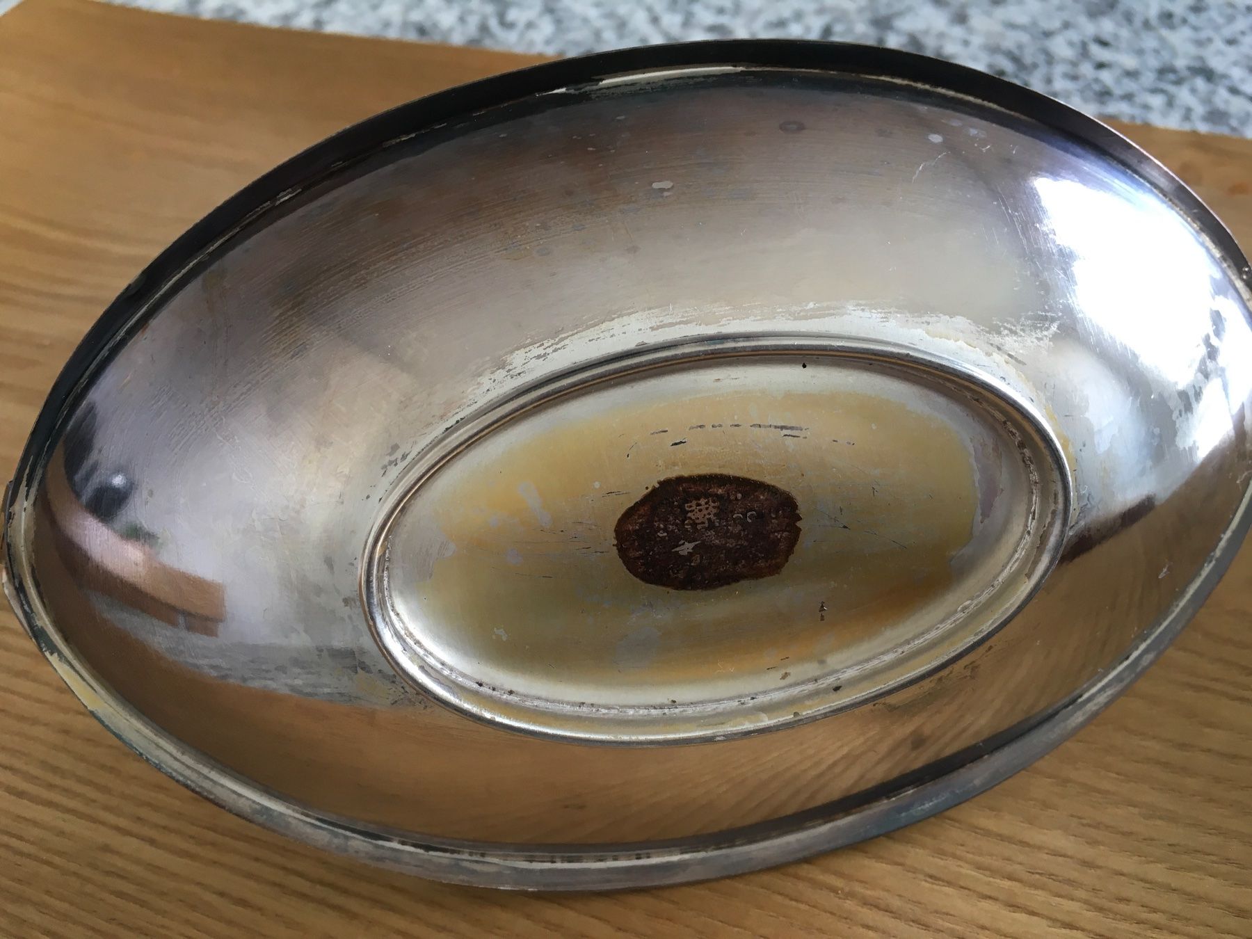 Ciotole: versilberte Schale mit Henkel – Usato da Freienwil venduto da Hubi030 2