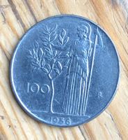 Italienische 100 Lira 1956