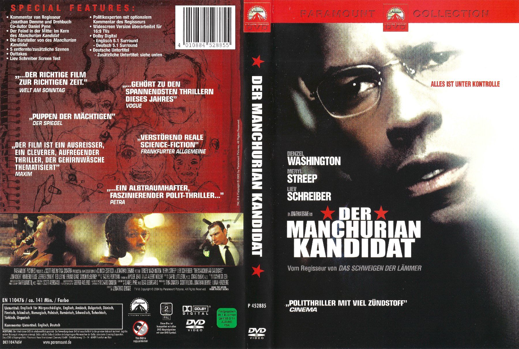 Tutti i DVDs: Der Manchurian Kandidat – Usato da Zürich venduto da Cineasten