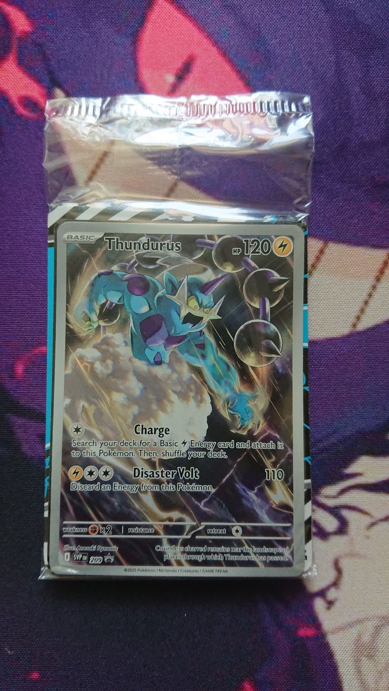 Pokémon Sammelbilder & Trading cards: Thundurus SVP 209 EN Sealed  – Neu und originalverpackt aus Chur von FreakofRarity