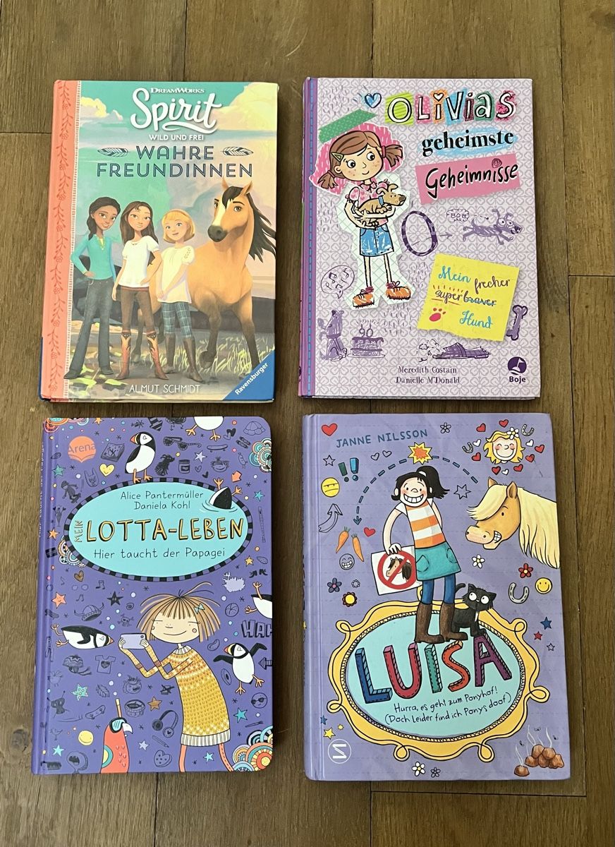 Bücher: 4 Mädchenbücher – Gebraucht aus Stallikon von Biene76
