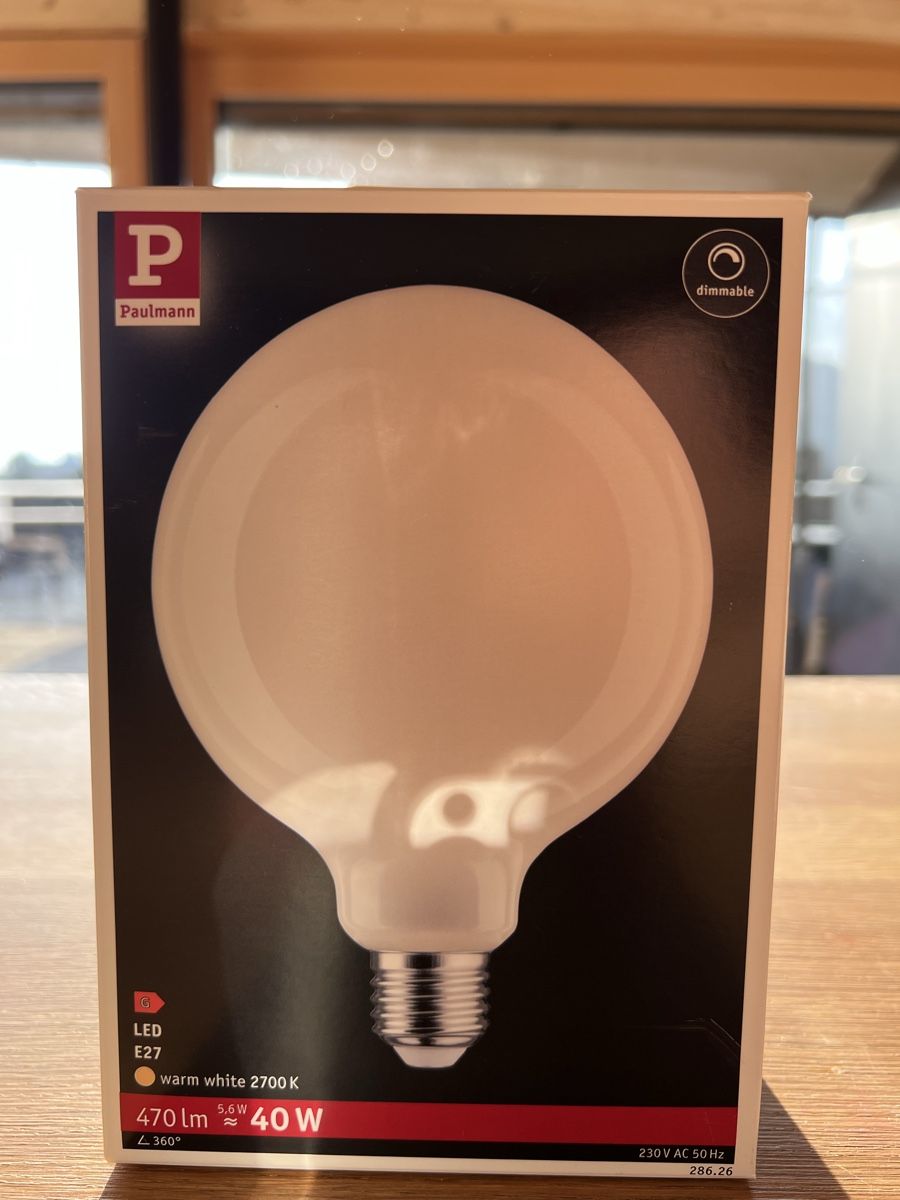 Paulmann Lampade: Paulmann LED Globe G125 E27 2700K dimmbar 470lm – Nuovo (secondo la descrizione) da Widnau venduto da ajk79 3